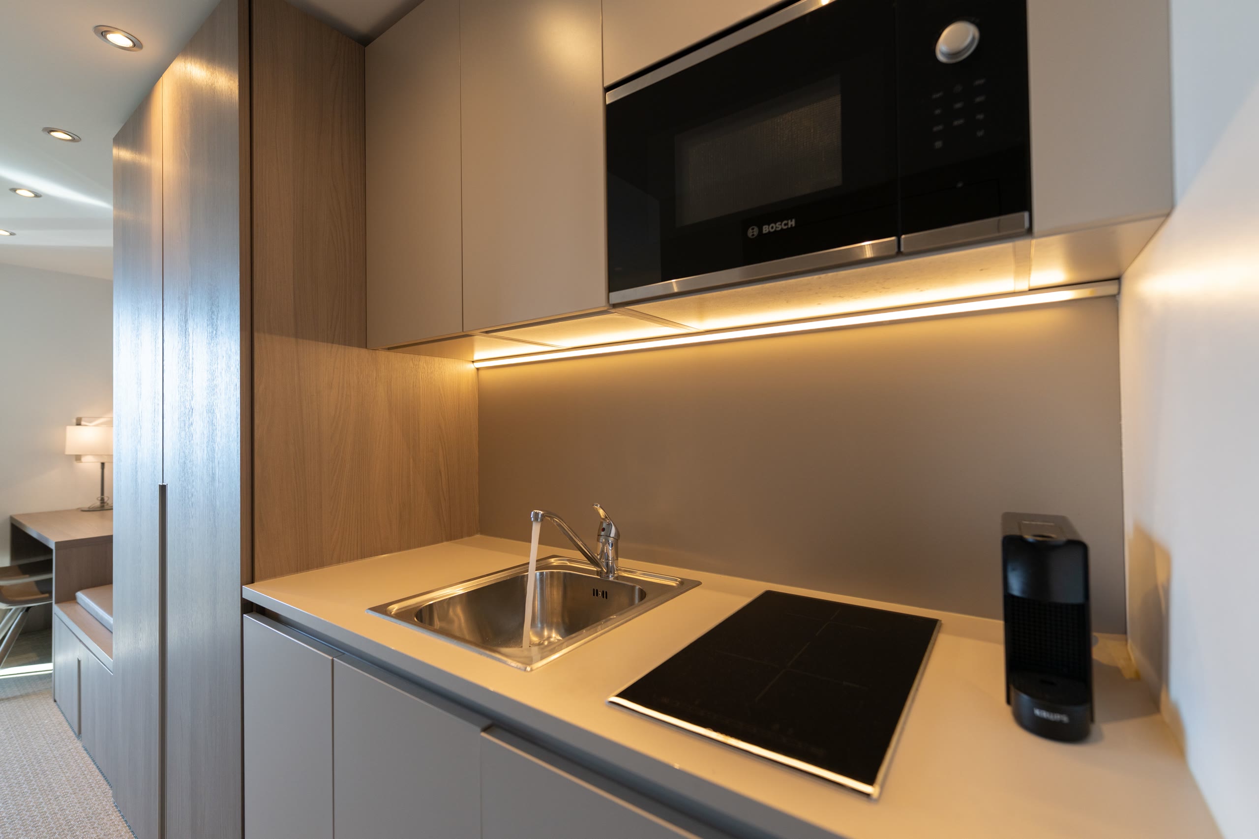 Kitchenette équipée