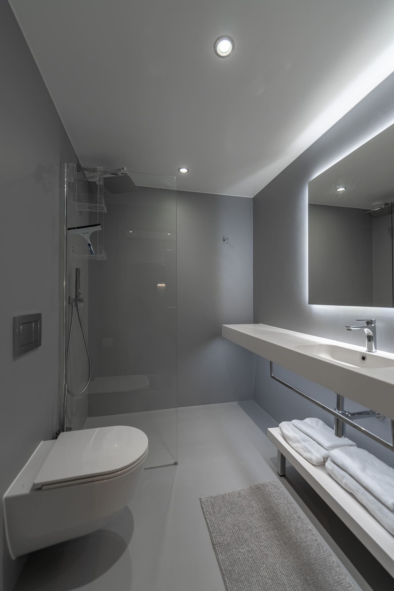 Salle de douche type