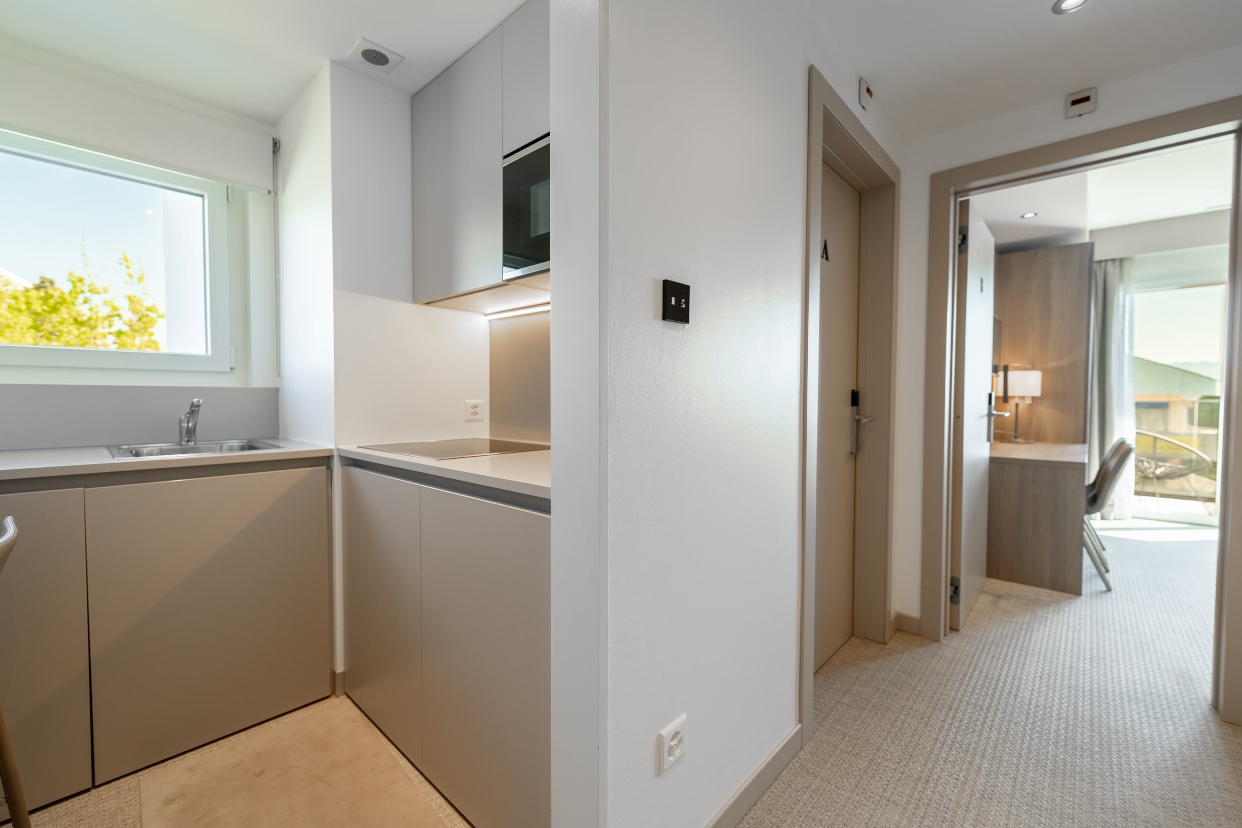 Junior Suites — Cuisine et entrée